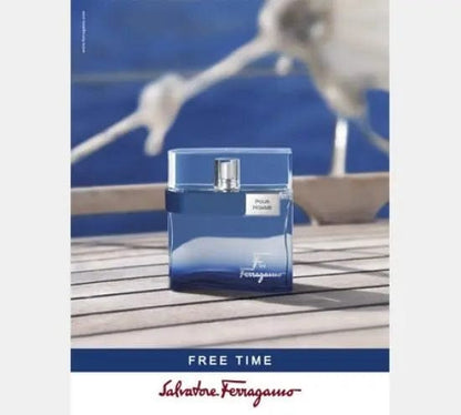 F Free Time By Salvatore Ferragamo For Men 3.3oz EDT Spray by perfumesandrea