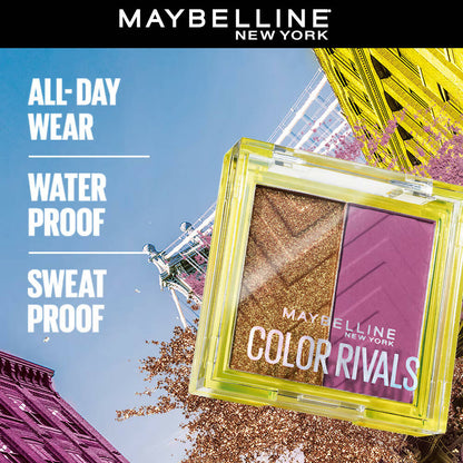 Maybelline New York Color Rivals Longwear Eyeshadow Duo - Assertive X Coy by Dista