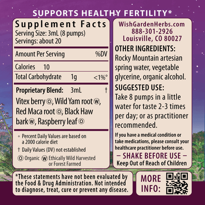 Fertility Prep, Conception Support by WishGarden Herbs