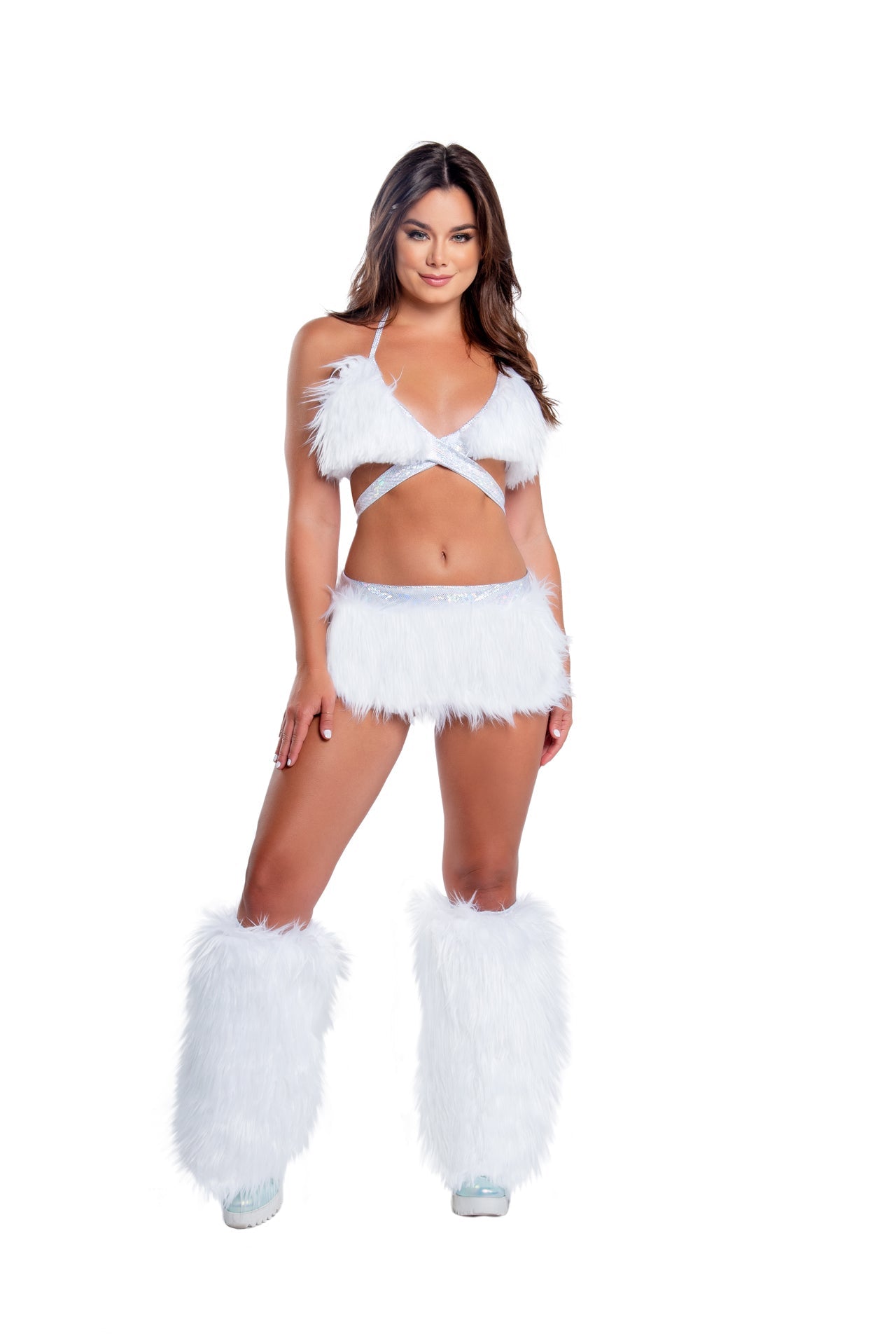 GlowFur Illuminated Light-Up Wrap Top