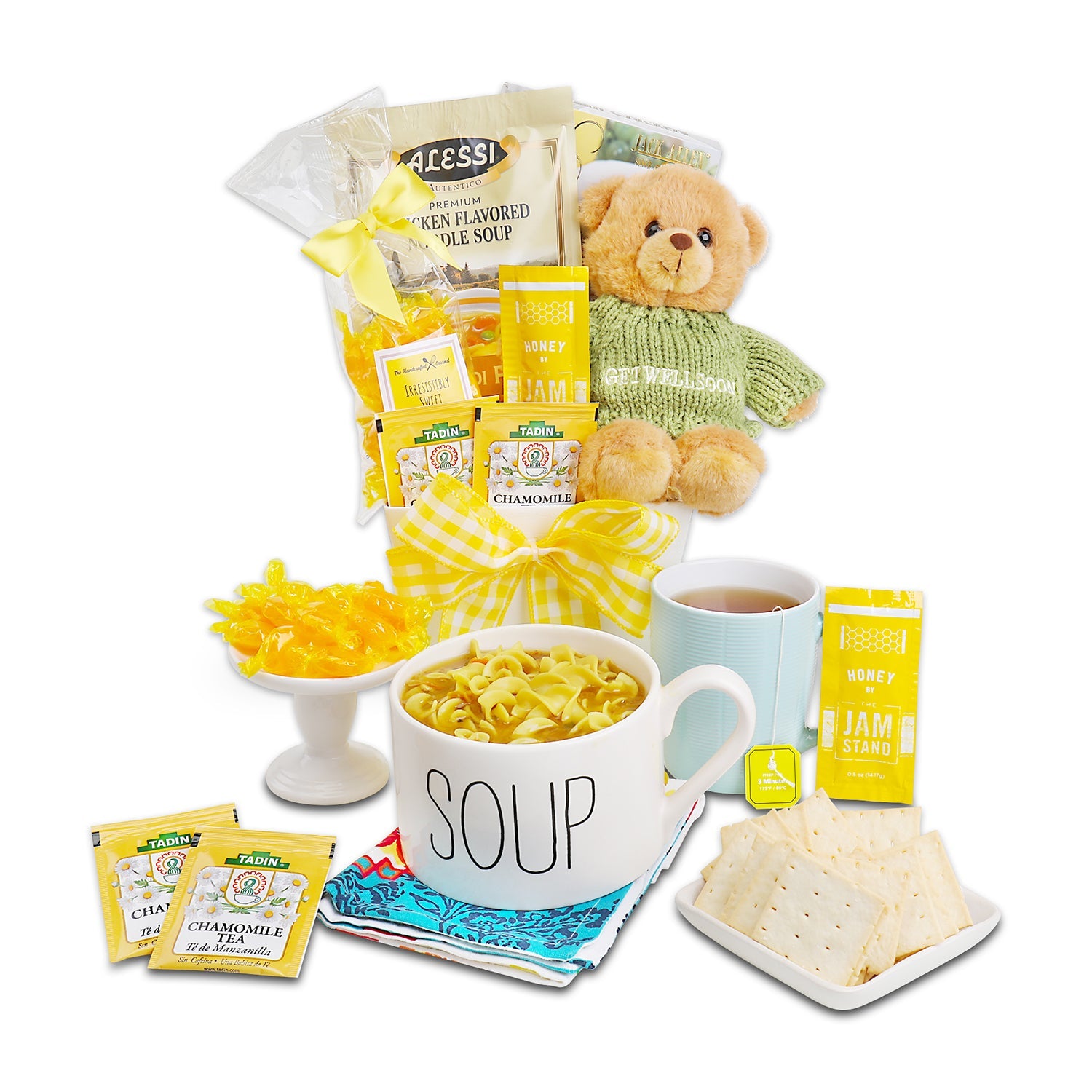 Hugs &amp; Well Wishes Gift Basket by Alder Creek Gift Baskets