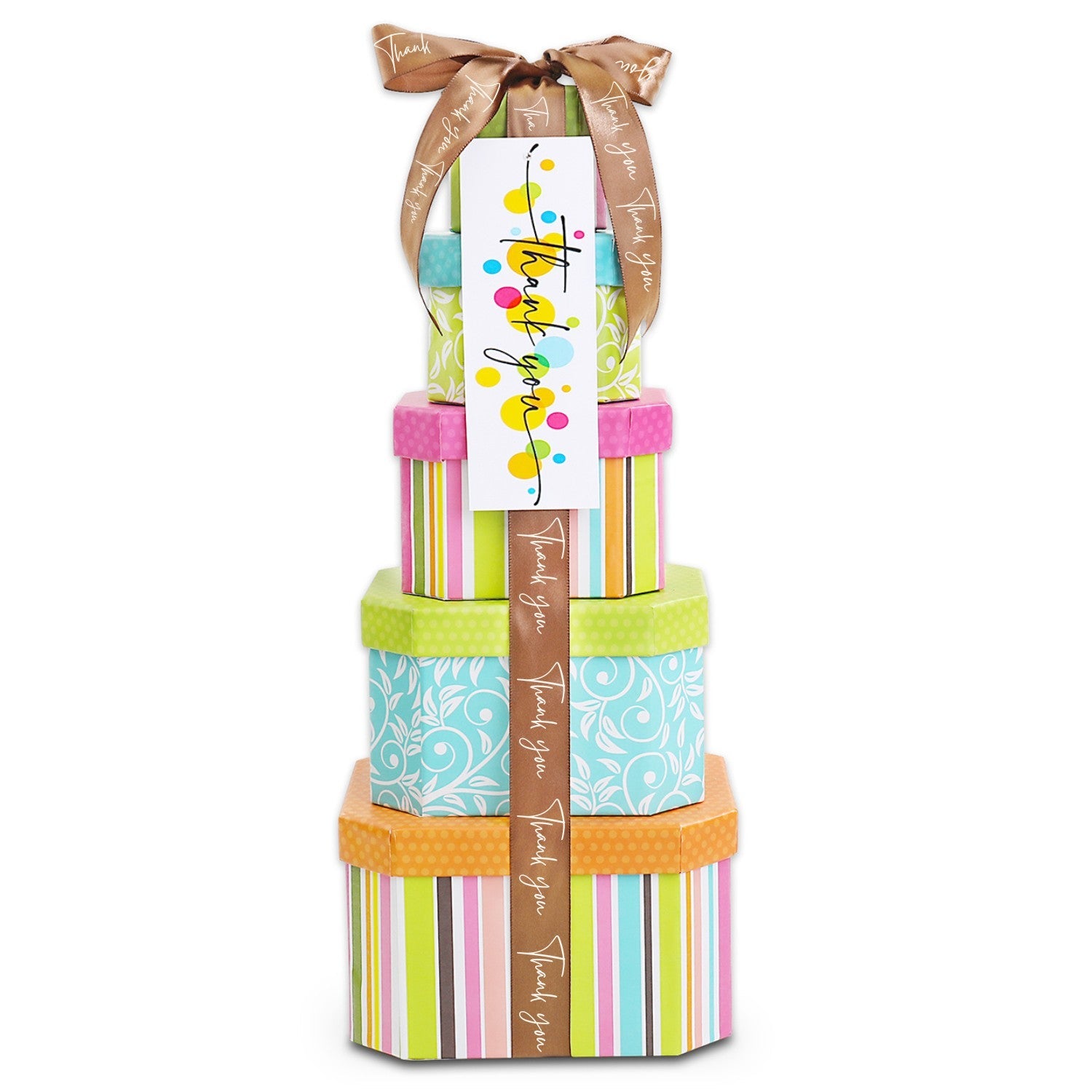 Thank You Treats Gift Tower by Alder Creek Gift Baskets