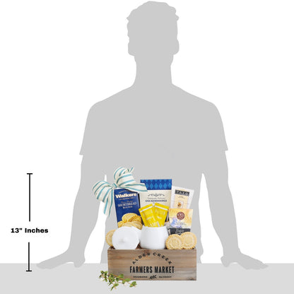 Garden Tea Tray Gift Basket by Alder Creek Gift Baskets