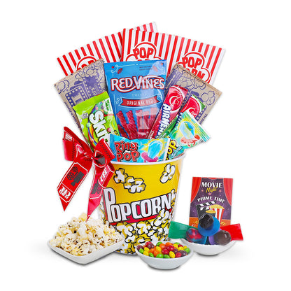 Pop-ular Movie Night Gift Basket by Alder Creek Gift Baskets