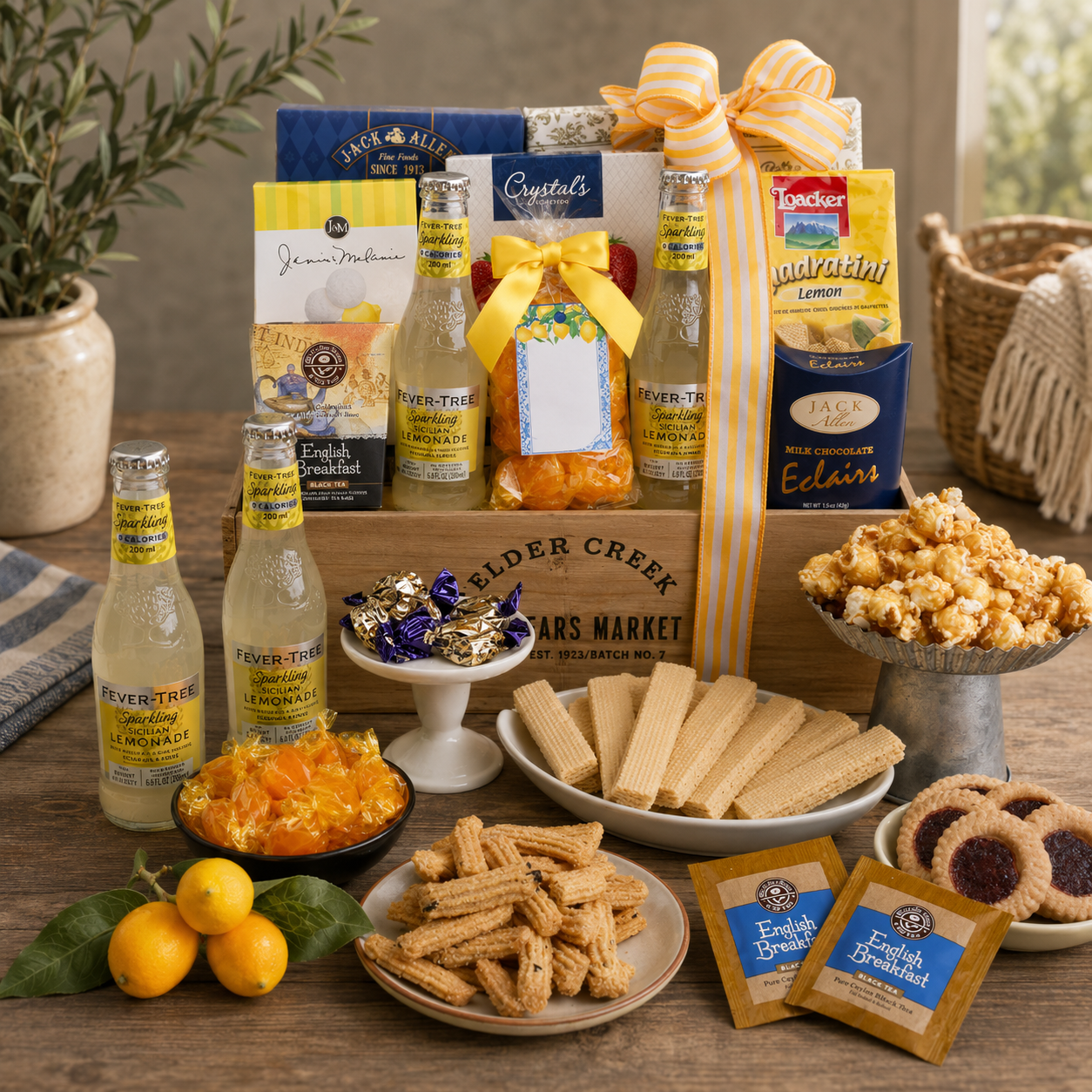 Sunshine is for Lemonade Summer Gift Basket by Alder Creek Gift Baskets