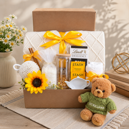 Comfort &amp; Care Relaxation Gift Box by Alder Creek Gift Baskets