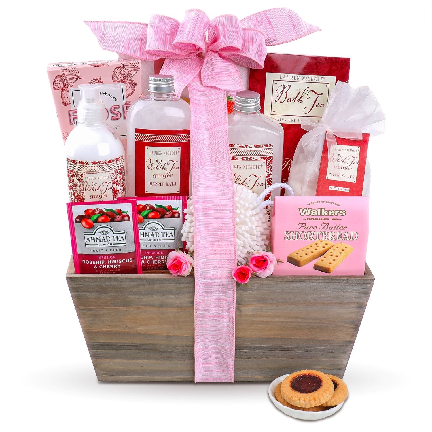 Tea &amp; Tranquility Spa Gift Basket by Alder Creek Gift Baskets