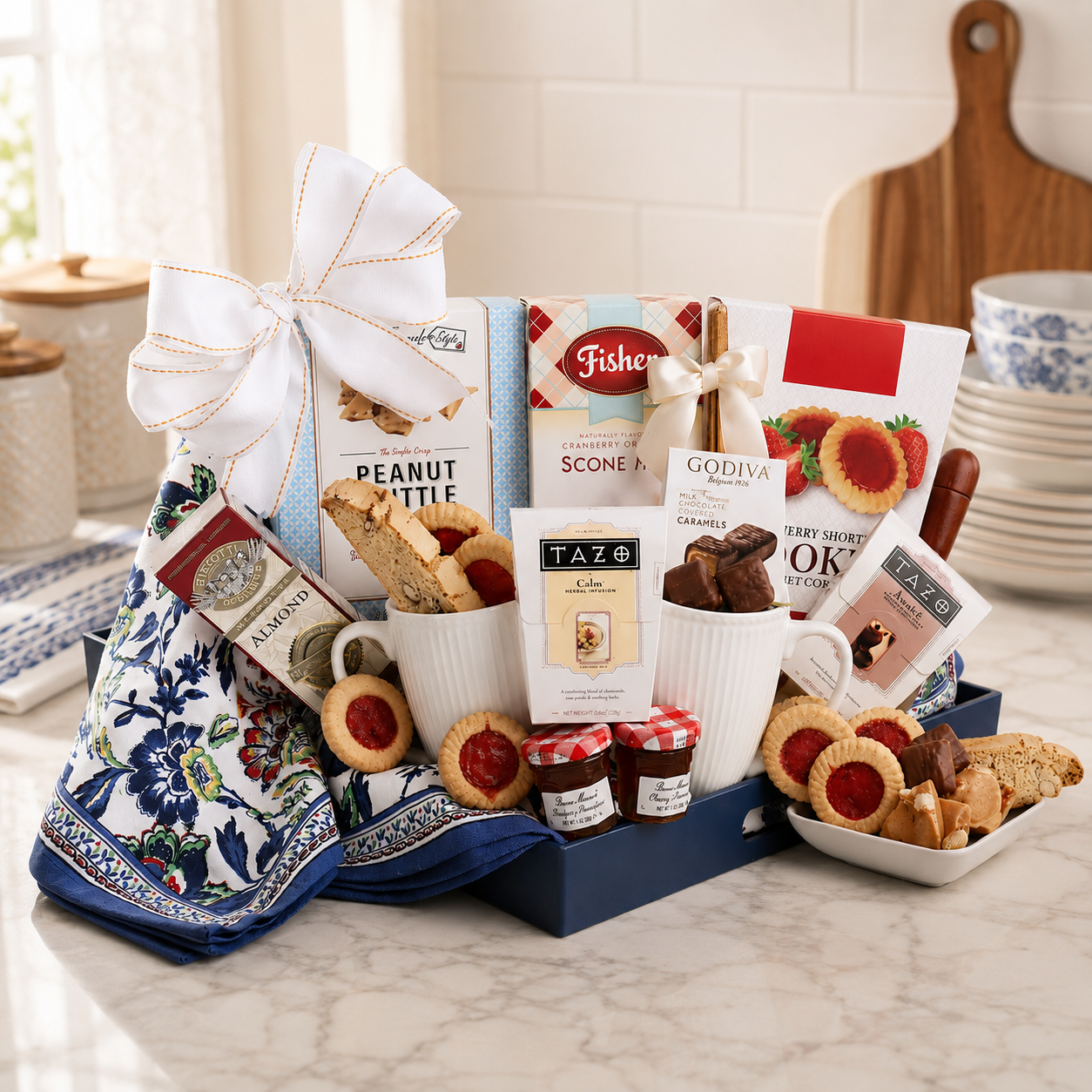 Good Morning! Breakfast Tray Gift Basket by Alder Creek Gift Baskets