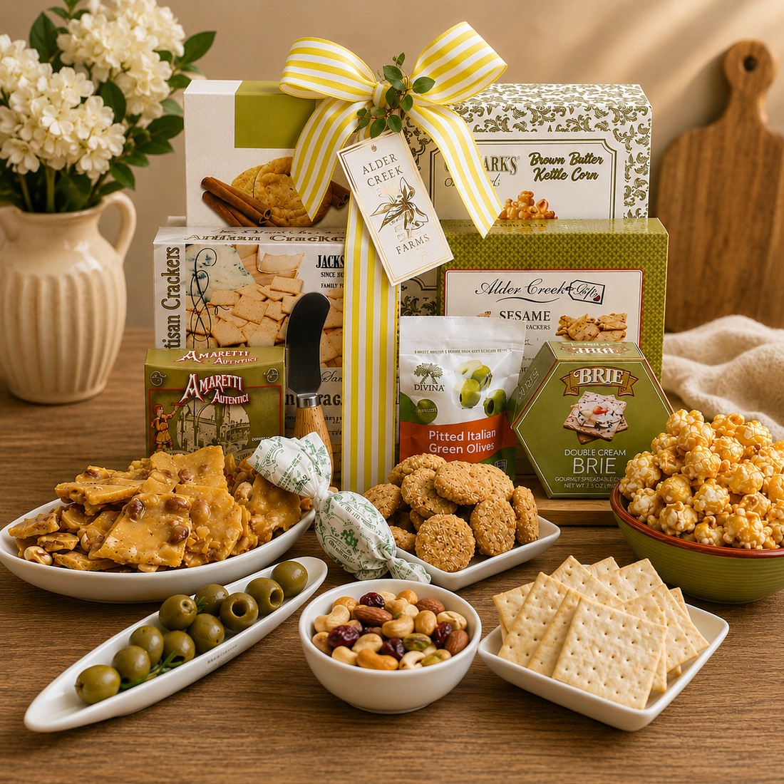 Charcuterie Cutting Board Gift Basket by Alder Creek Gift Baskets