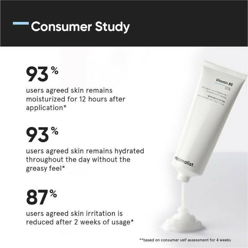 Minimalist 10% Vitamin B5, Oil-Free Moisturizer by Dista