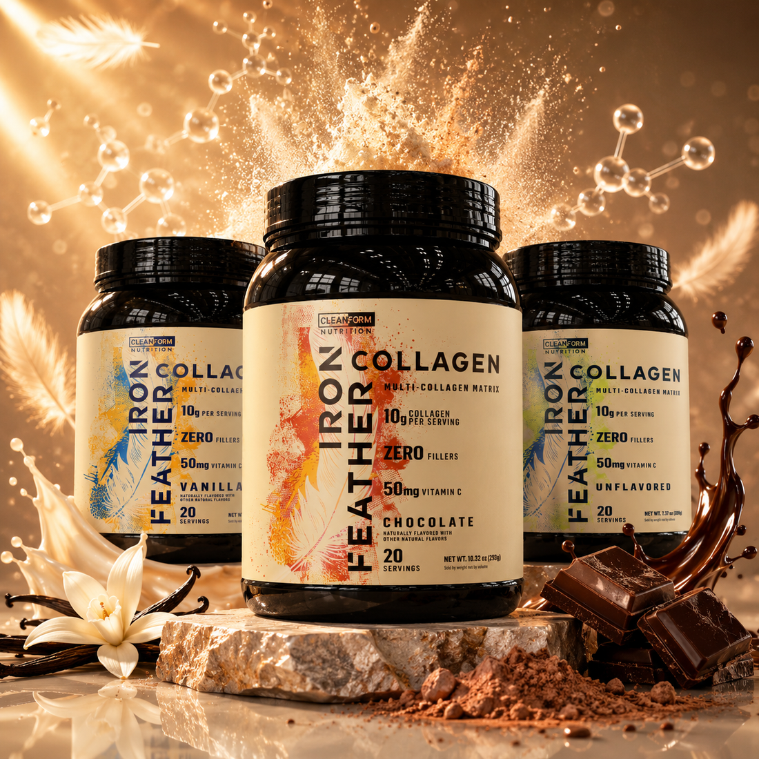 Iron Feather Collagen by CleanForm Nutrition