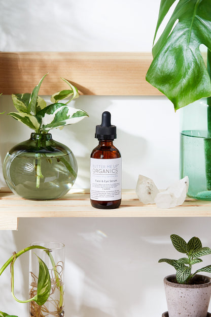 Organic Face &amp; Eye Serum / Organic Facial Oil / Anti-Aging Serum / Organic Facial Serum / Natural Face Oil Butter Me Up Organics / by Butter Me Up Organics