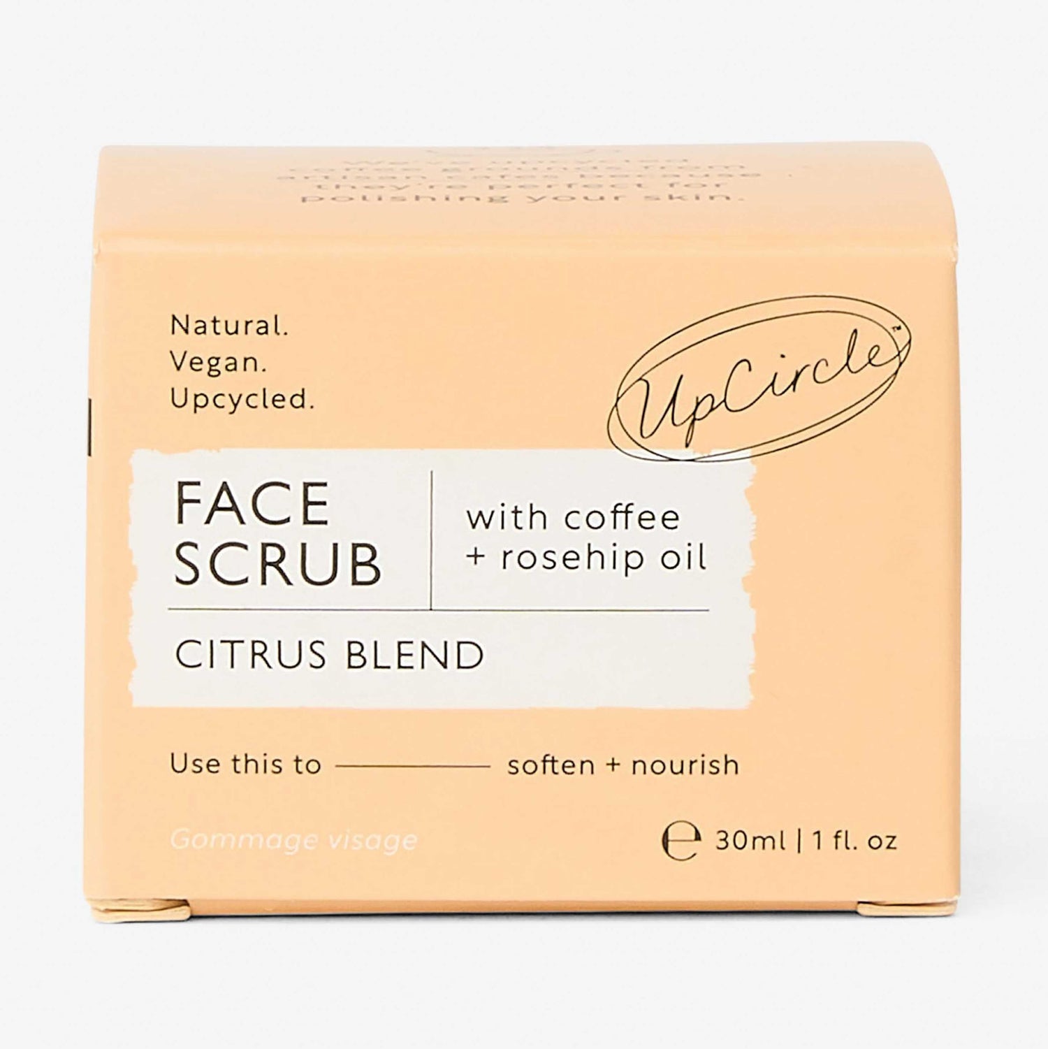 Natural Face Scrub – Citrus Blend – Travel Size by UpCircle