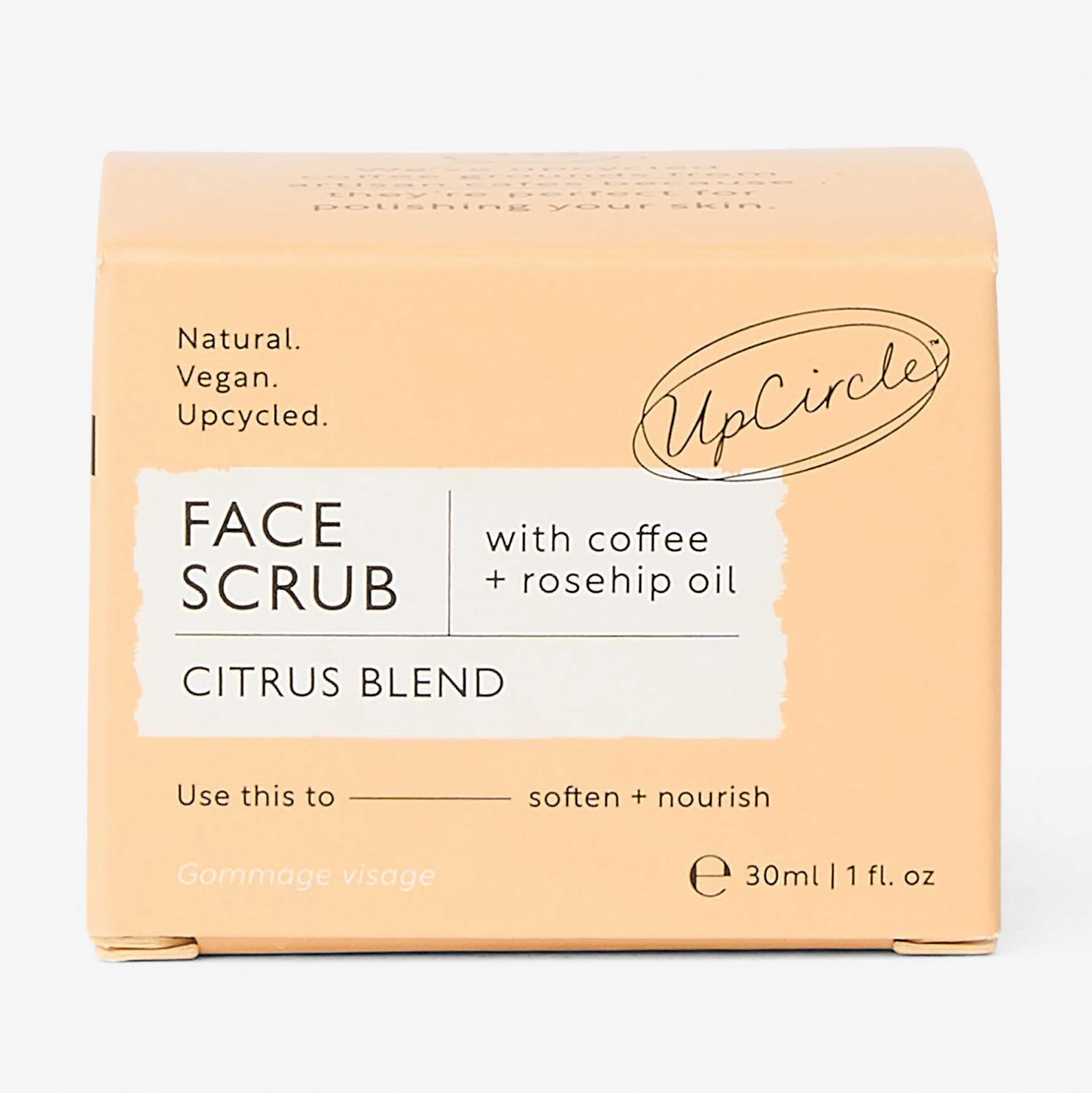 Natural Face Scrub – Citrus Blend – Travel Size by UpCircle