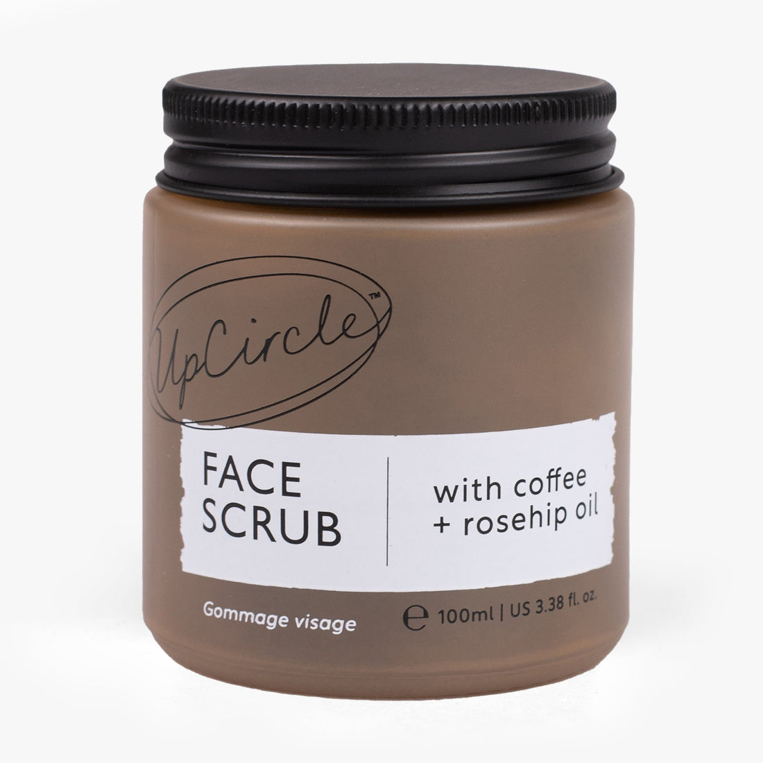 Face Scrub with Coffee + Rosehip Oil by UpCircle