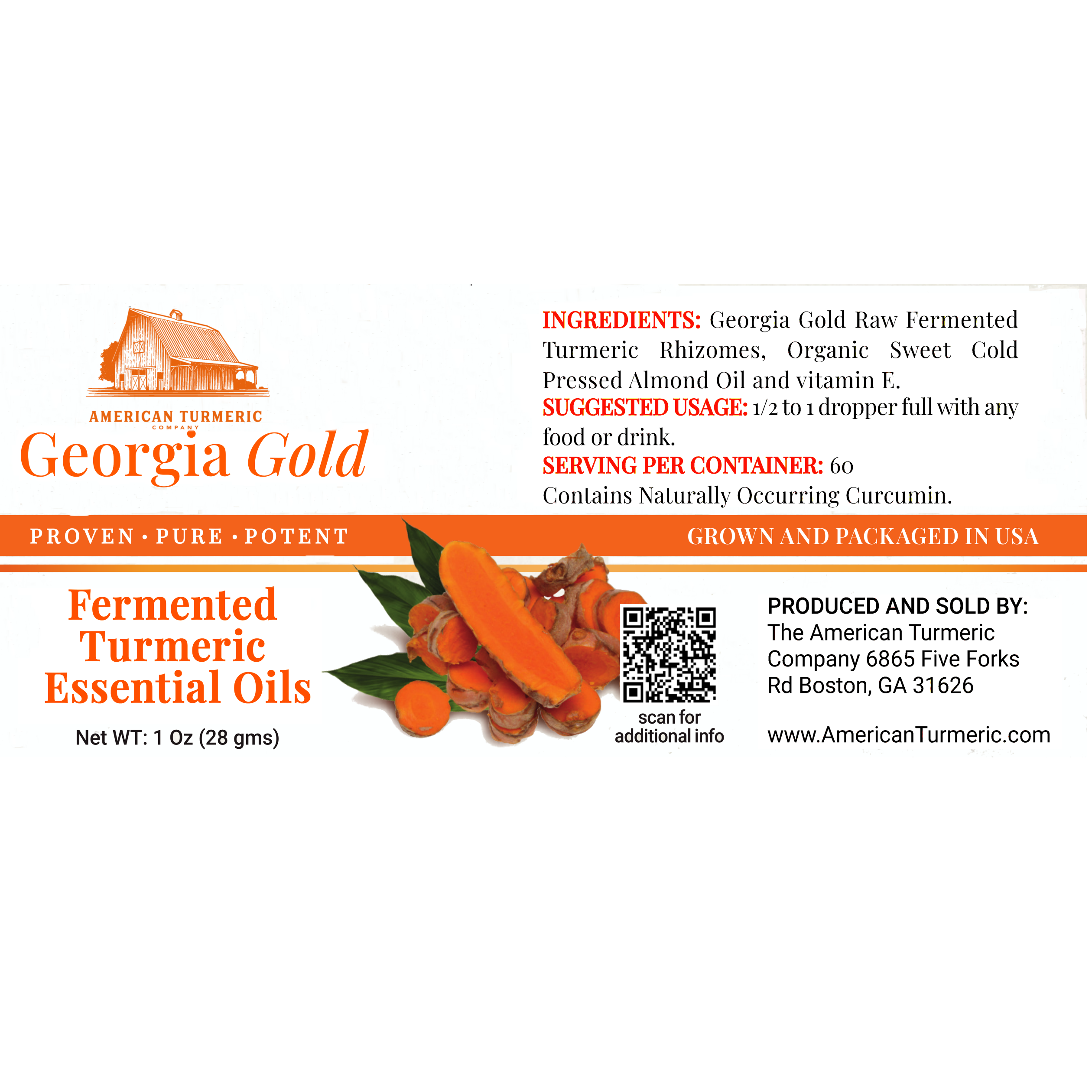 Fermented Turmeric Essential Oils - Concentrated Turmeric Goodness