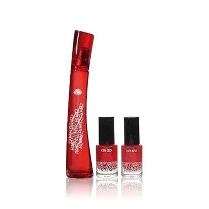 Flower Kenzo Tag By Kenzo For Women (3pc Gift Set) by perfumesandrea