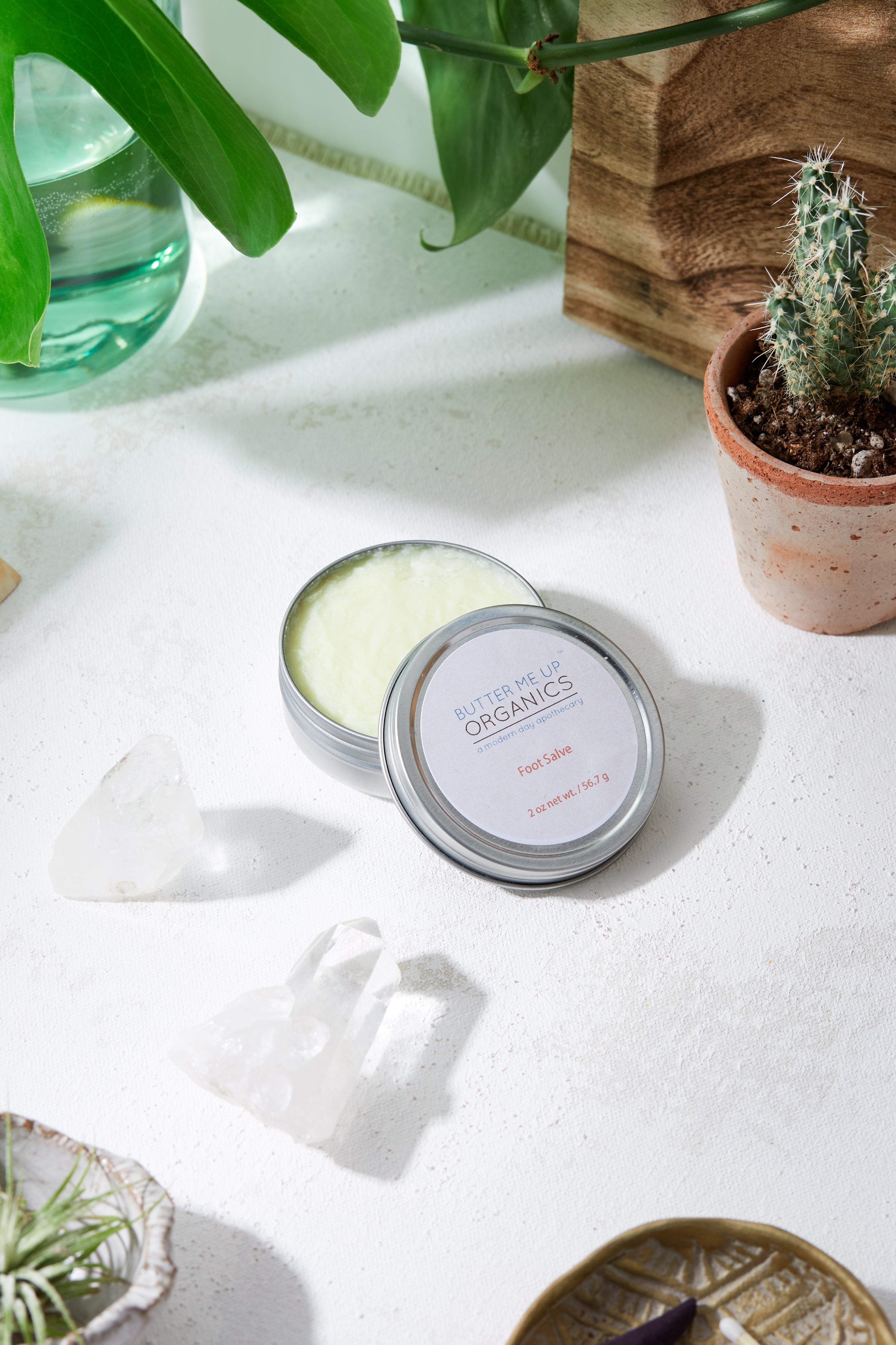 Foot Salve/ Dry Cracked Feet / Heel Salve / Foot Butter by Butter Me Up Organics