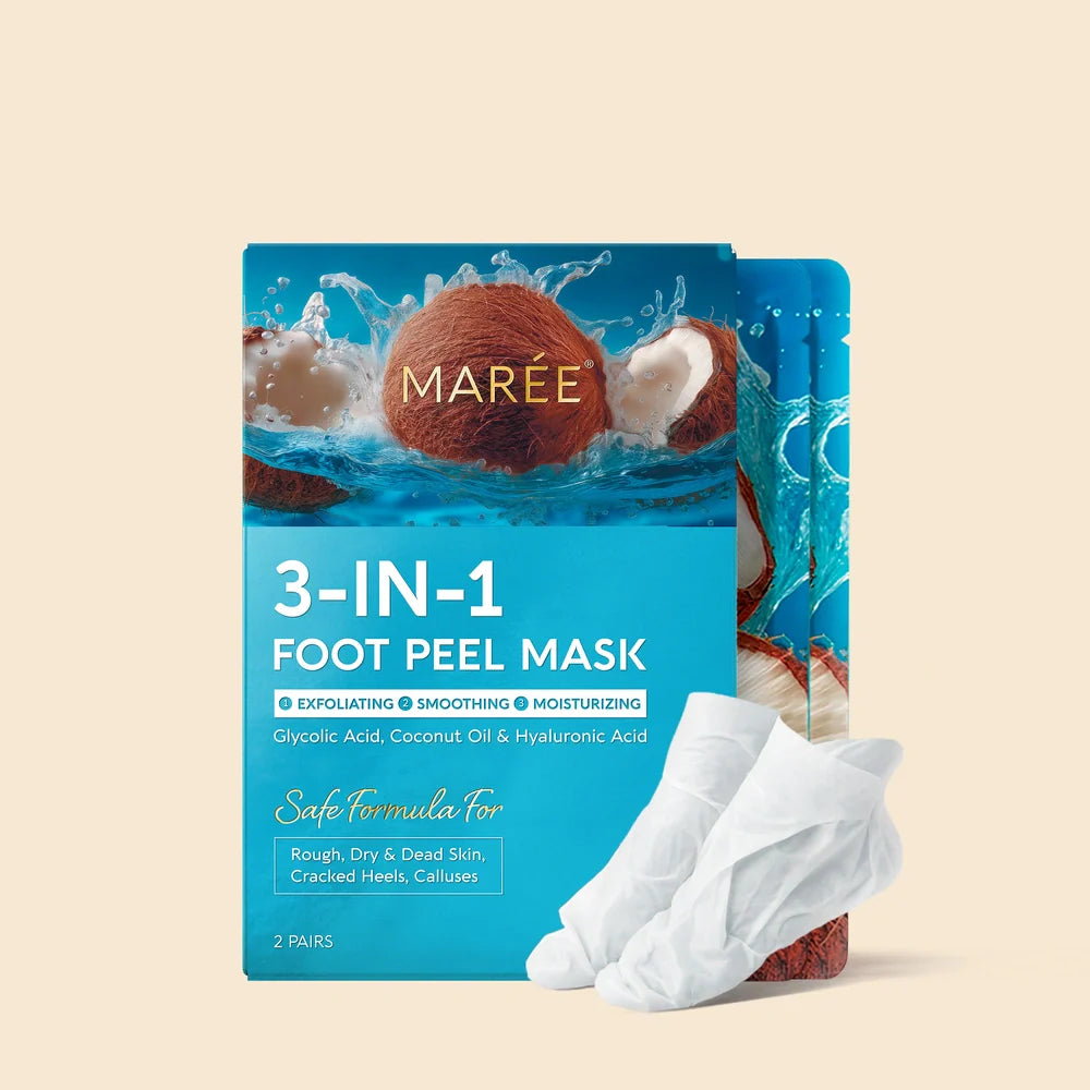 Exfoliating &amp; Hydrating Foot Mask by Maree