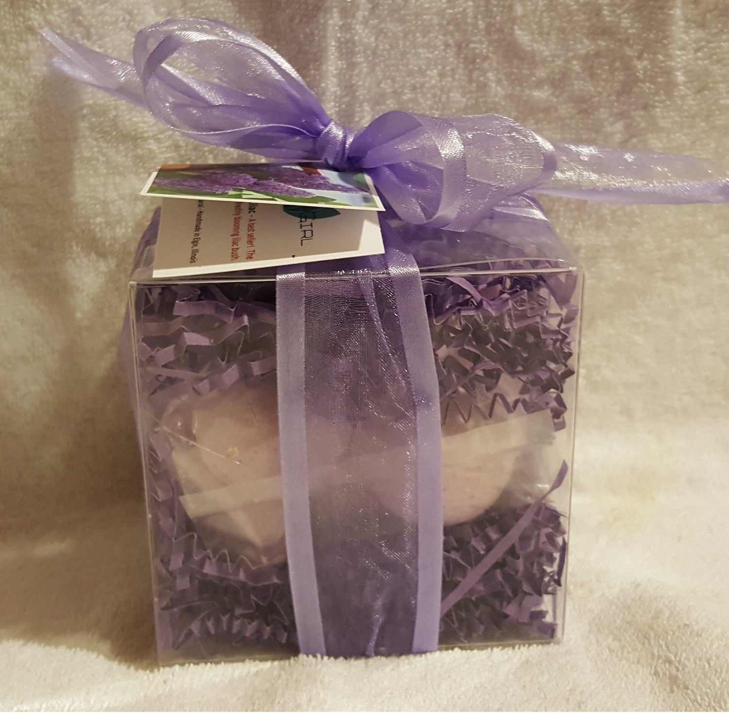 French Lilac 14-pack Bath Bomb Gift Set by Spa Pure