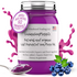 Fresh Organic Blueberry Infused Sea Moss Gel by Seamoss Global