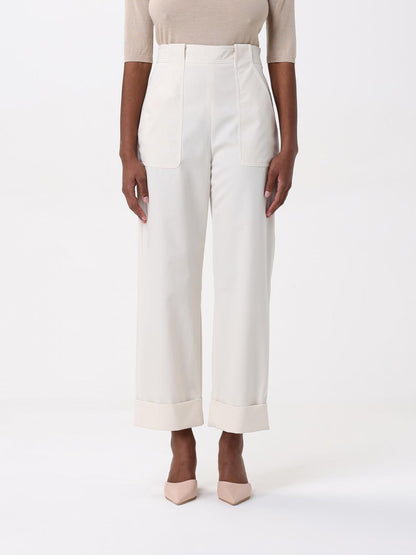 Max Mara Pants Woman White by Luosophy
