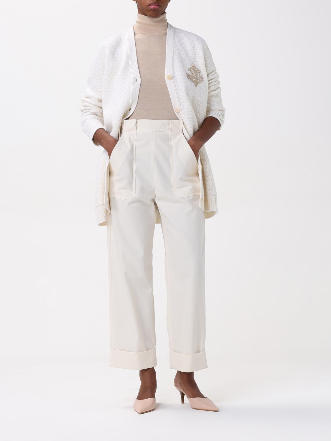 Max Mara Pants Woman White by Luosophy