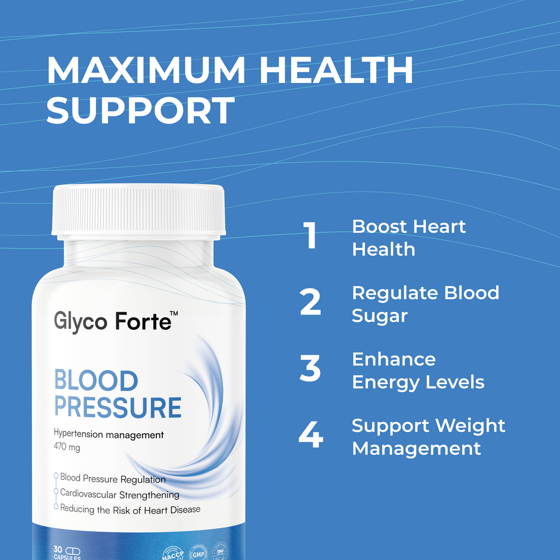 Glyco Forte Blood Pressure by RevitMe - Supplements Store