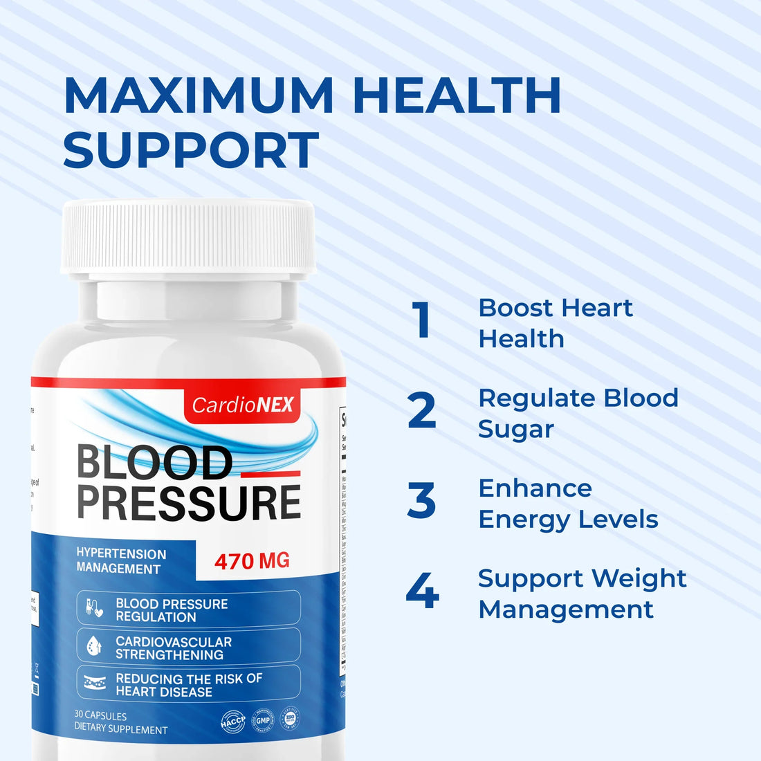 CardioNEX Blood Pressure by RevitMe - Supplements Store