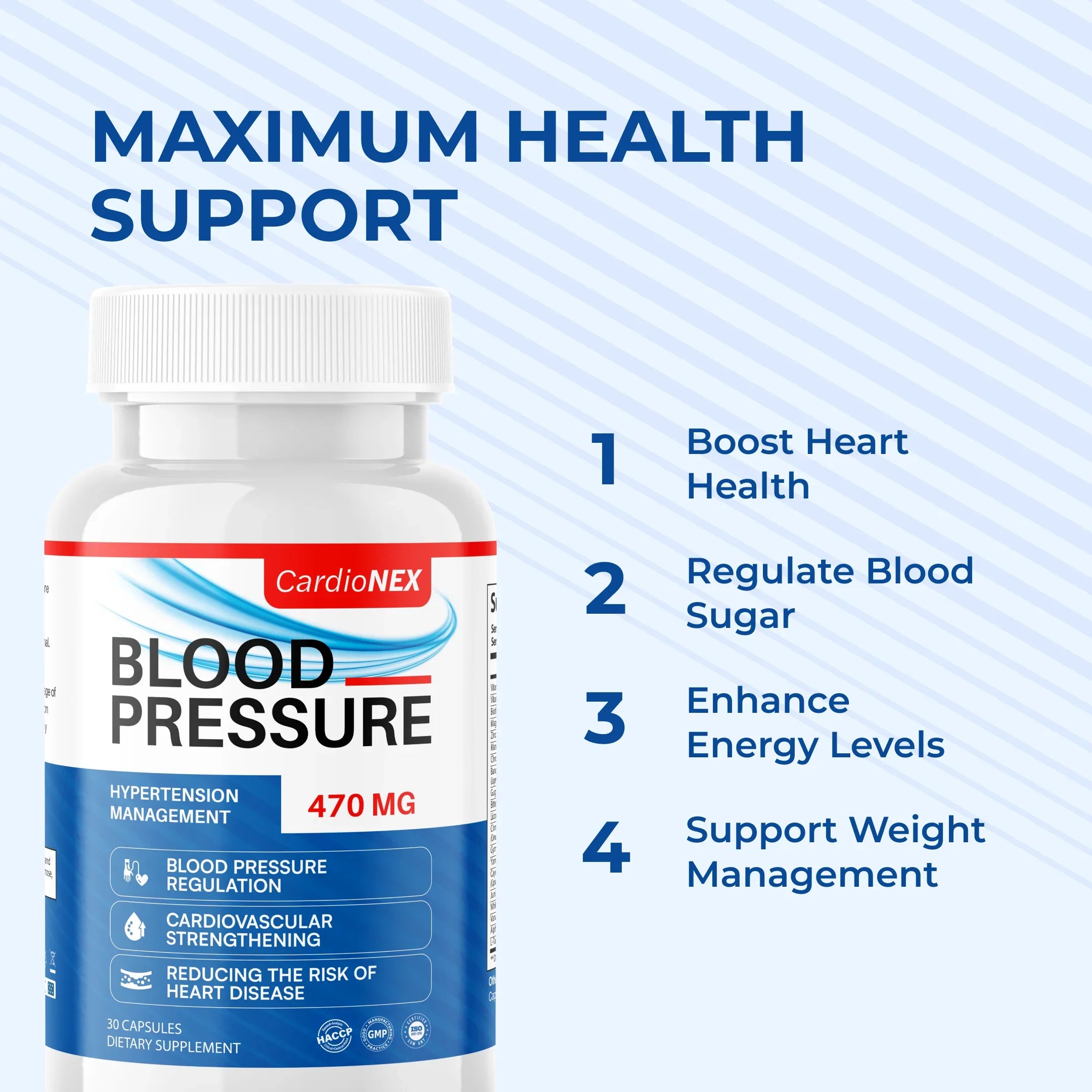 CardioNEX Blood Pressure by RevitMe - Supplements Store