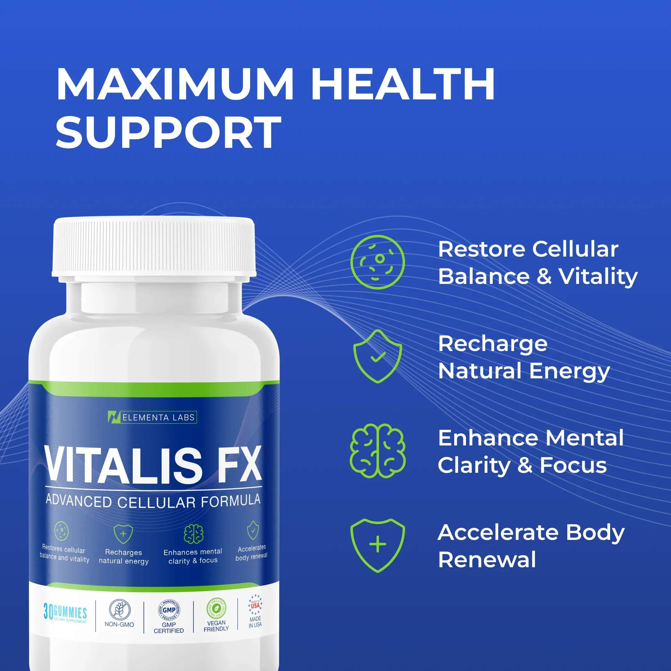 Elementa Labs Vitalis FX by RevitMe - Supplements Store