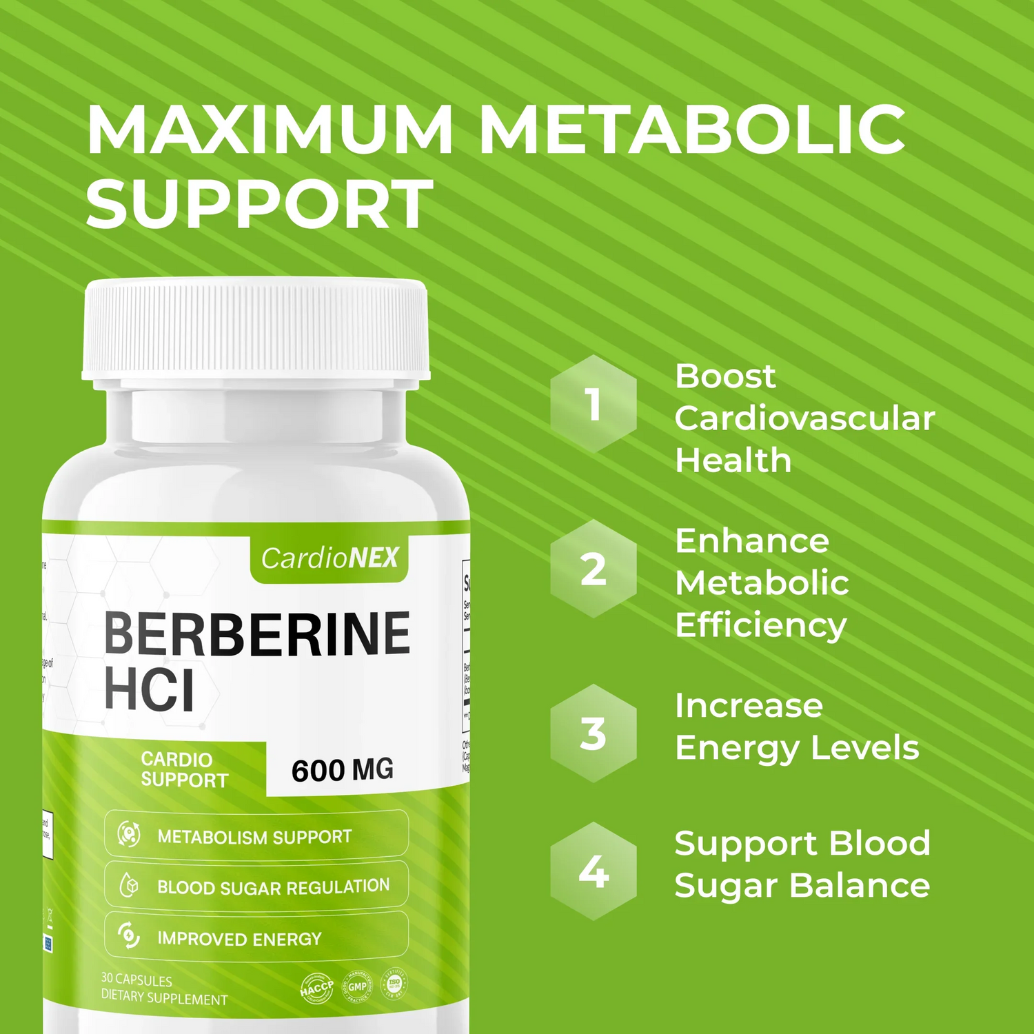 CardioNEX Berberine by RevitMe - Supplements Store