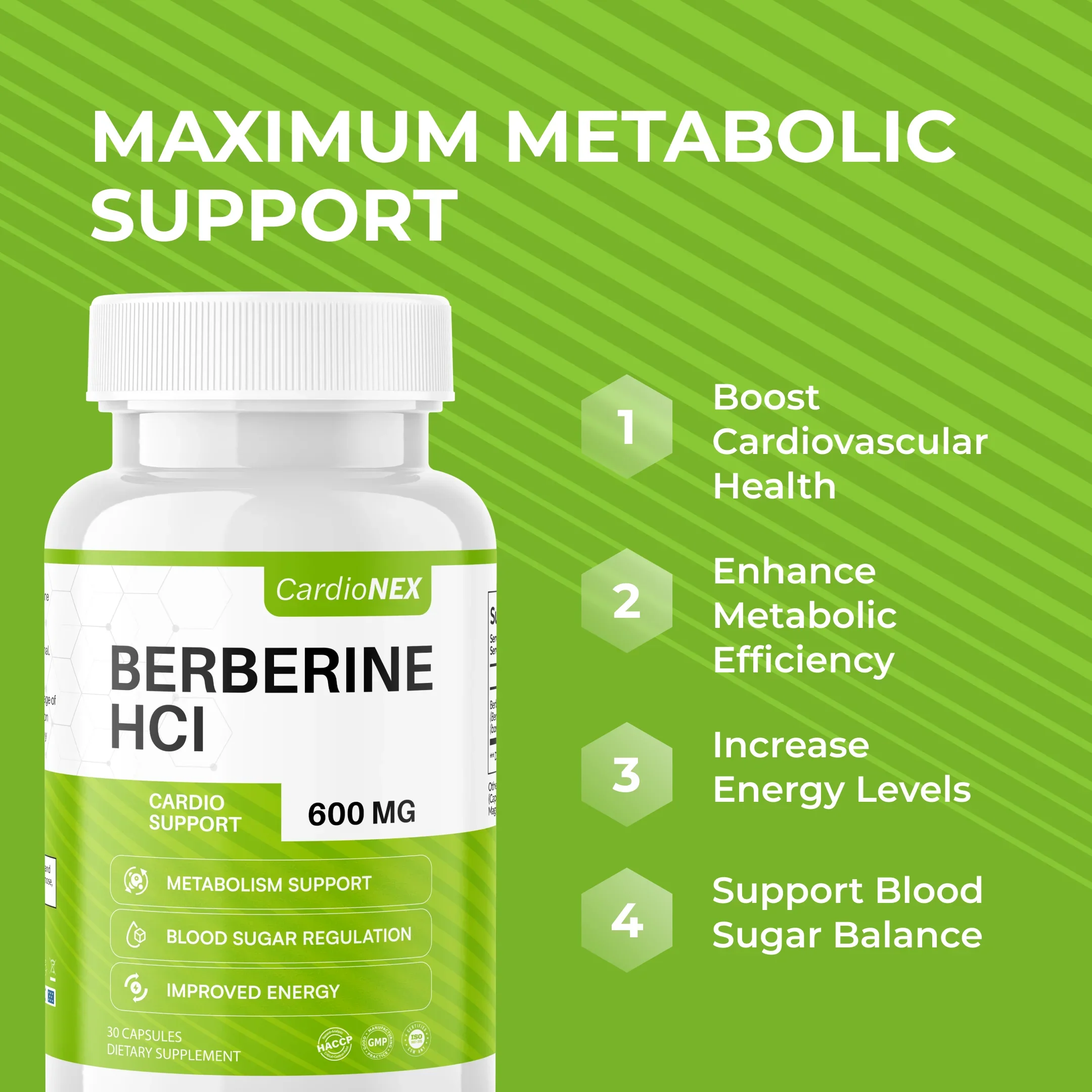 CardioNEX Berberine by RevitMe - Supplements Store