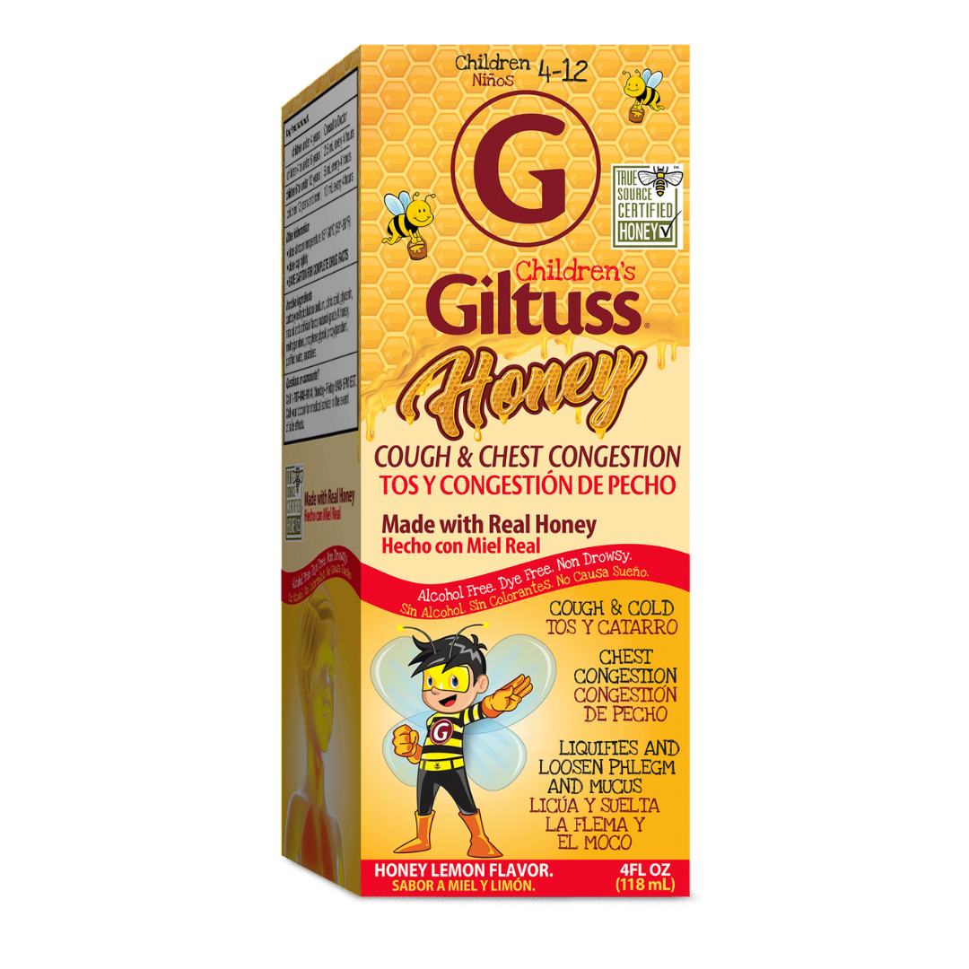 Giltuss Honey Chest Congestion Relief Expectorant (4 oz) by Farmacias Savia