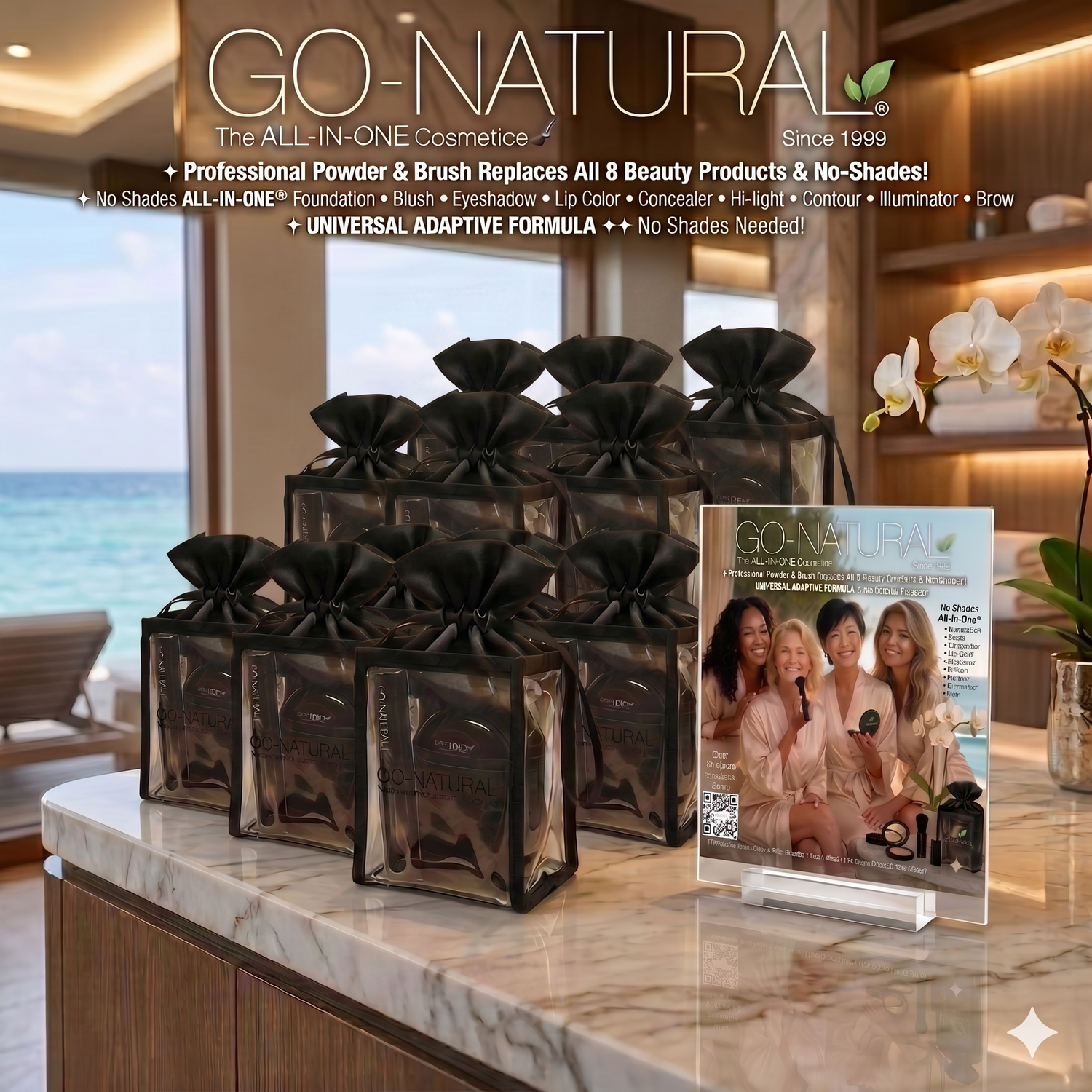 Wholesale GO NATURAL® ALL-IN-ONE® Powder | Travel Gift Sets | Wholesale Case Offers by GO NATURAL®