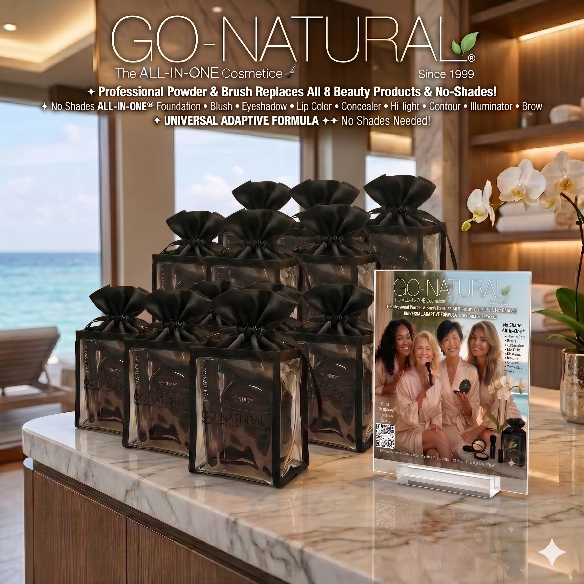 Wholesale GO NATURAL® ALL-IN-ONE® Powder | Travel Gift Sets | Wholesale Case Offers by GO NATURAL®