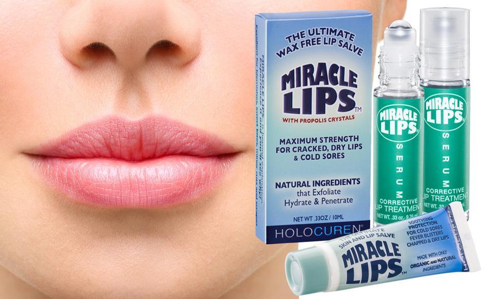 Holocuren Miracle Lips 3-Pack – Salve, Serum &amp; SPF 15 Protect by HOLOCUREN - Official Website