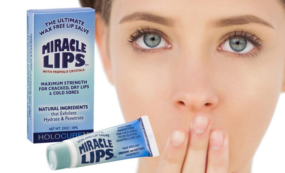 Holocuren Miracle Lips Salve for Dry Lips – Deep Moisturizing Formula, 0.33 oz by HOLOCUREN - Official Website