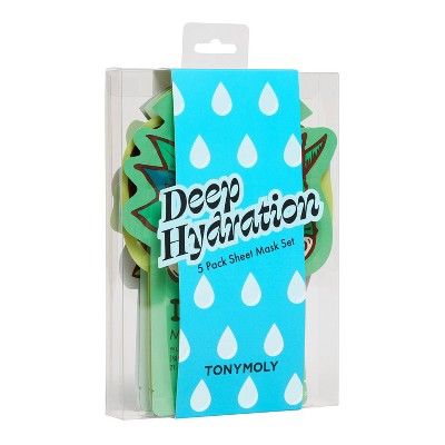 TONYMOLY Deep Hydration Sheet Mask Set 5ct - New by This is Beauty US