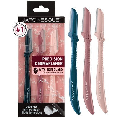 JAPONESQUE Precision Dermaplaner Facial Brush Razors 3ct - New by This is Beauty US