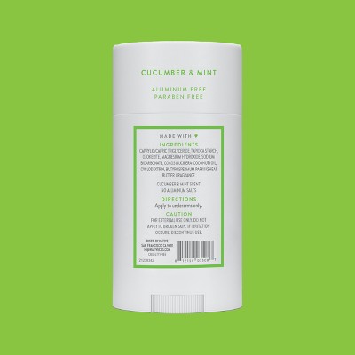 Native Solid Deodorant for Women &amp; Men Cucumber &amp; Mint  2.65oz - Imperfect Container