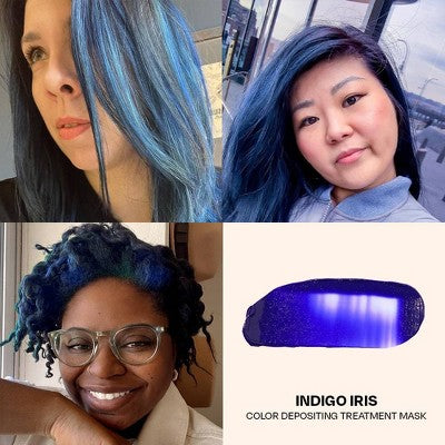 Overtone Indigo Iris Daily Conditioner- Semi-Permanent Blue Hair Color 4.5 oz - New by This is Beauty US