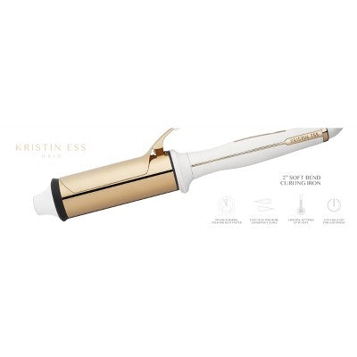 Kristin Ess Titanium Curling Iron for Big Blowout Waves 2" - Imperfect Box by This is Beauty US