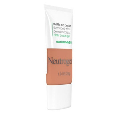 Neutrogena Clear Coverage Flawless Matte Color Correcting Cream, Full-Coverage 7.5 Ginger - New by This is Beauty US