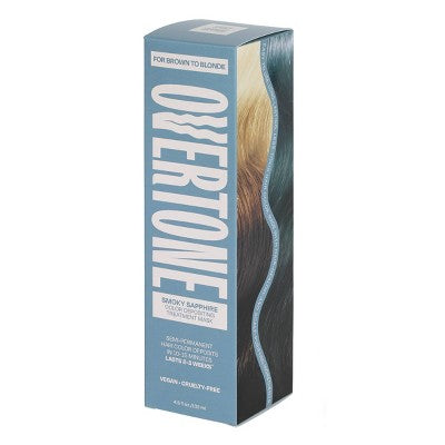 Overtone Smoky Sapphire Hair Mask- Semi-Permanent Hair Dye &amp; Color Conditioner Misty Turquoise for Brown &amp; Blonde Hair - New by This is Beauty US