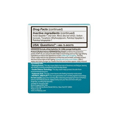 No7 Protect &amp; Perfect Intense Advanced Day Cream with SPF 30 1.69 fl oz - Imperfect Box