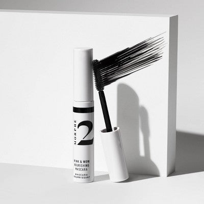 Morphe 2 Wink &amp; Wow Nourishing Mascara Black 0.28oz - New