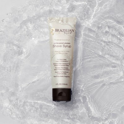 Brazilian Bare Tropical Coconut Shave Syrup 4 fl oz - Imperfect Container by This is Beauty US