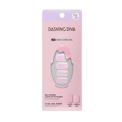 Dashing Diva Glaze Semi-Cured Gel Nail Polish Strips Unicorn Glaze 32ct - New by This is Beauty US