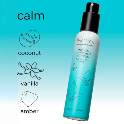 Pacifica Hair and Body Mist Indian Coconut Nectar 5 fl oz - New by This is Beauty US